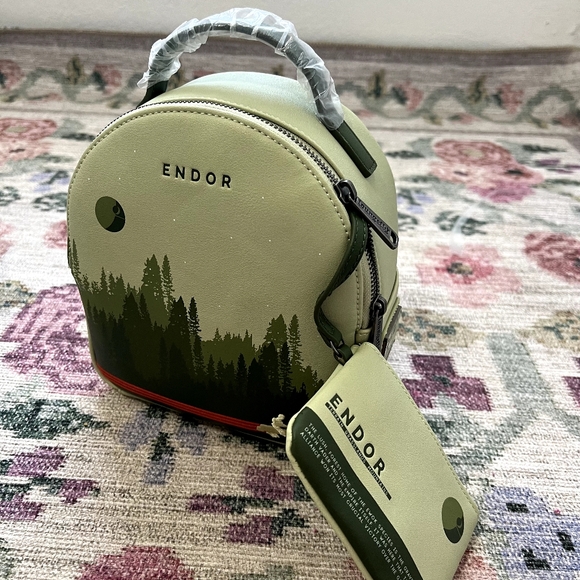 NWT Loungefly Star Wars Endor Convertible Mini Backpack - Picture 2 of 11